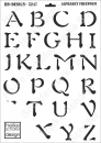 Schablone-Stencil A3 463-5247 Alphabet Freeform